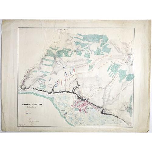 Old map image download for Bataille de Pultusk, le 26 Decembre 1806. [manuscript map]