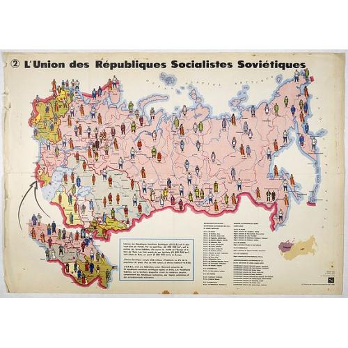 Old map image download for L'Union des Républiques socialistes Soviétiques. (2)