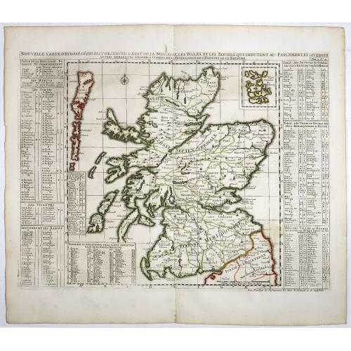 Old map image download for Nouvelle carte d'Ecosse . . .