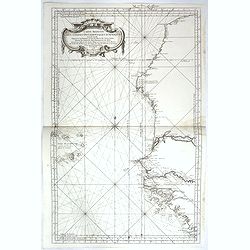 Carte Reduite des Costes Occidentales d'Afrique seconde feuille depuis le Cap Bojador jusqu'a la Riviere de Sierra Leona pour le service des Vaisseaux du Roy... Seconde feuille..