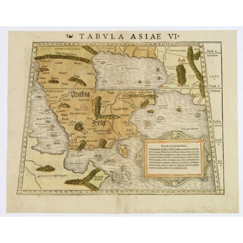 Old map image download for Tabula Asiae VI. [Arabia Felix]