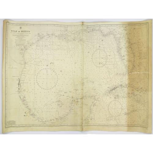 Old map image download for Gulf of Mexico.