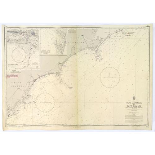 Old map image download for Cape Hatteras to Cape Romain.