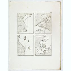 Plan de la Baie Laplace . . . [with] Esquisse du Port Western (a la Terre Napoleon, Nle. Hollande) . . .[with] Plan des Iles Forestier (a la Nouvelle-Hollande). . . [with] Esquisse du Port Champagny (a la Terre Napoleon) . . .