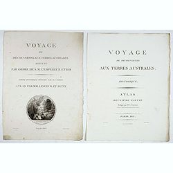 [Title page] Voyage de découvertes aux terres Australes éxécuté par ordre de S.M l'Empereur et Roi.