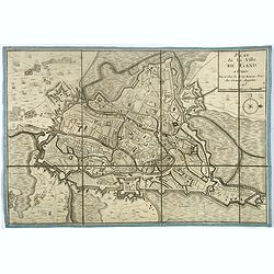 Plan de la ville de Gand. Paris, Sr. Le Rouge, 1745.