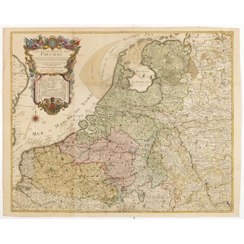 Old map image download for Carte des XVII provinces des Pays-Bas . . .