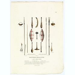 Nouvelle-Hollande. Vases, Armes, Peche. [plate XXII]