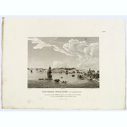 Vue d'une partie de la Ville de Sydney, capitale des Colonies Anglaises aux Terres Australes, et de l'entree du Port Jackson. . . [plate XXXVII]