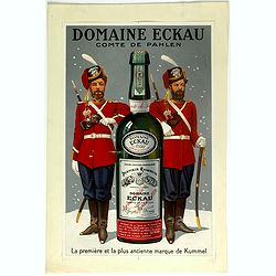 (Publicity) Domaine Eckau comte de Pahlen. - La premiére et la plus ancienne marque de kummel.