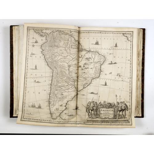 Old map image download for French composite atlas made up of rare maps published by  Parisian editors from the 17th century , mainly by G. Jollain  including scarce maps of America.