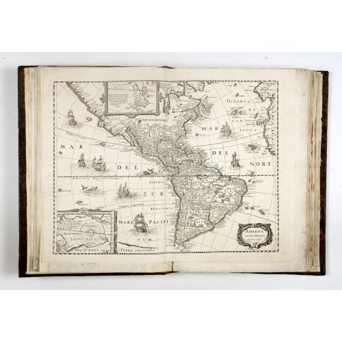 Old map image download for French composite atlas made up of rare maps published by  Parisian editors from the 17th century , mainly by G. Jollain  including scarce maps of America.