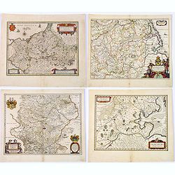 [Set of 4 maps] Meklenburg Ducatus / Circulus Westphalicus / Thuringia Landgraviatus / Oldenburg Comitatus.