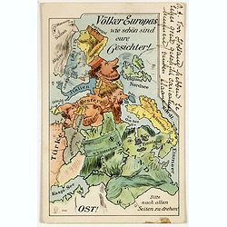 Völker Europas wie schön sind eure Geschichter. (World War I post card)