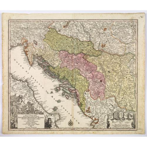 Old map image download for Nova et accurata.. Dalmatiae, Croatiae, Sclovoniae, Bosniae. . .