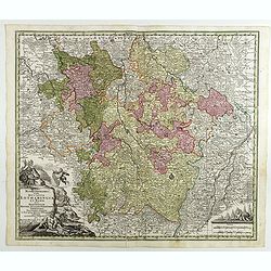 Mappa Geographica in qua Ducatus Lotharingiae...