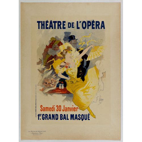 Old map image download for Théâtre de l'Opéra.