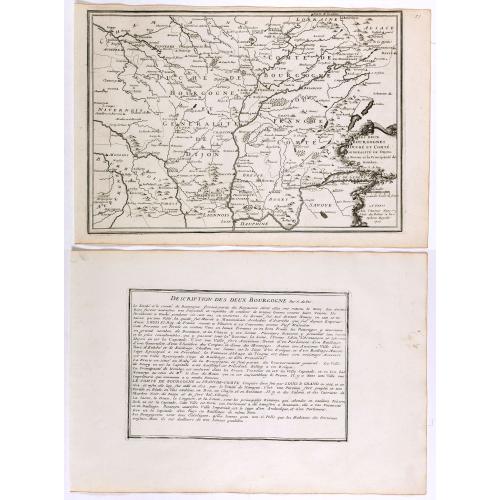 Old map image download for Les deux Bourgognes Duché et Comté . . .