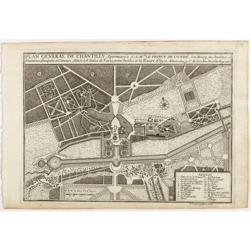 Old map image download for Plan general de Chantilly . . .