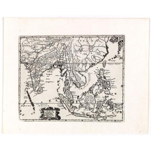 Old map image download for Indiae Orientalis et Insularum Antiqua et nova Descriptio.