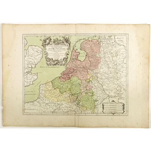 Old map image download for Les Dix-Sept Provinces des Pays-Bas. . .