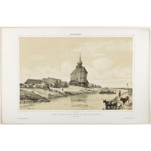 Old map image download for Vieux village et son église en bois du XIIIe siècle près de Rostow.