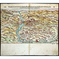 Warhaffte abcontrafactur der namhafften Statt St. Quintin sampt aller Laegerstatt und umbligenden Ort wie sie von Konigs Philippi Heer im jar 1557 belagert worden.