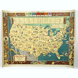 Folklore Music Map of the United States.