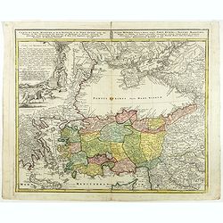 Carte de l'Asie Minevre ou de la Natolie et du Pont Euxin...