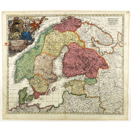 Old map image download for Scandinavia complectens Sueciae, Daniae & Norvegia. . .