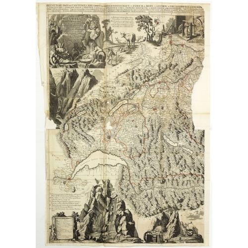 Old map image download for Nova Helvetiae tabula geographica . . .