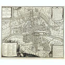 Sixieme plan de la ville de Paris, et ses accroissements depuis le régne de Charles VII. l'an 1422. jusqu'a la fin du régne de Henry III, l'an 1589 [...] par M.L.C.D.L.M.