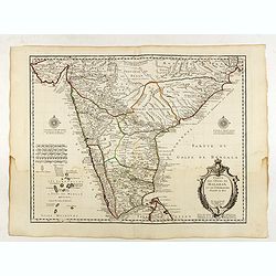 Carte des Cotes de Malabar et de Coromandel..