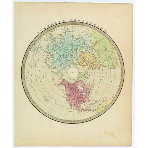 Old map image download for Northern Hemisphere.