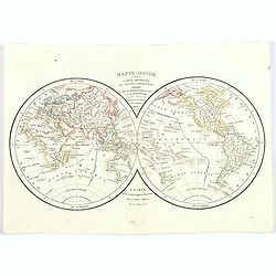 Mappe-Monde ou Carte Générale du Globe Terrestre.