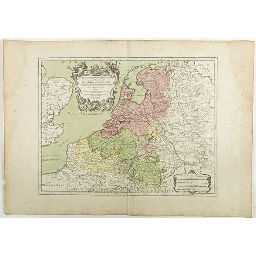 Old map image download for Les Dix-Sept Provinces des Pays-Bas. . .