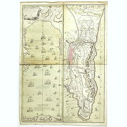 Plan de Gibraltar attaqué par terre et par mer par l'armee espagnole et francaise aux ordres de M. le duc de Crillon, en presence de Mgr le duc d'Artois, d'apres les dessins d'un ingenieur en chef de l'armee. . .