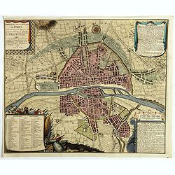 Sixieme plan de la ville de Paris, et ses accroissements depuis le régne de Charles VII. l'an 1422. jusqu'a la fin du régne de Henry III, l'an 1589 [...] par M.L.C.D.L.M.