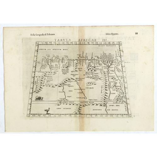 Old map image download for Tabula Africae III.