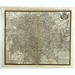 Le plan de Paris et ses Faubourgs et ses environs . . .