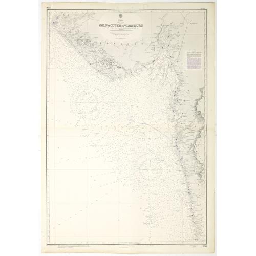 Old map image download for India west coast Gulf of Cutch to Vijaydurg . . .