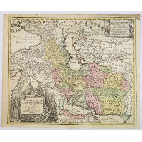 Old map image download for Imperii Persici in omnes suas Provincias . . . Exacte Divisi Nova Tabula Geographica. . .