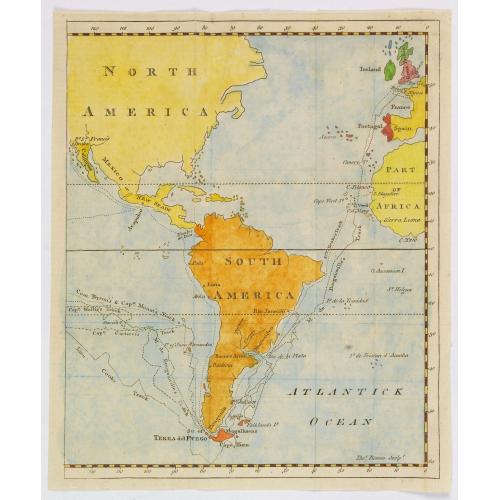 Old map image download for [Untitled] but Chart of the Track of the Dolphin, Tamar, Swallow & Endeavour through the South Seas & the track of M.Bougainville. . .