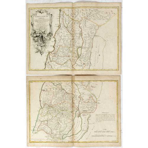 Old map image download for [Two maps] Terrae Sanctae Tabula. . .