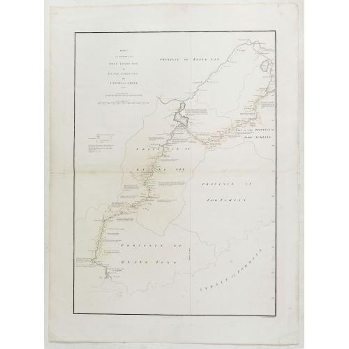 Old map image download for Sketch of A Journey from Hang-Tchoo-Foo To Quang-Tchoo-Foo or Canton in China.