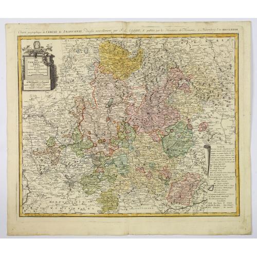 Old map image download for Der Fraenkische Kreis. . .