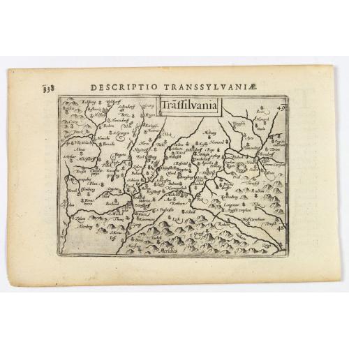 Old map image download for Transilvania.