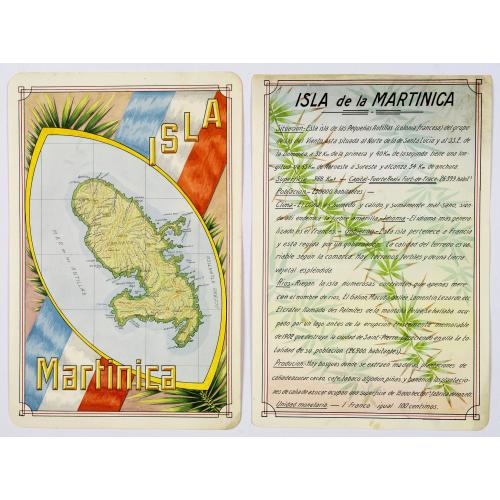 Old map image download for Isla Martinica.