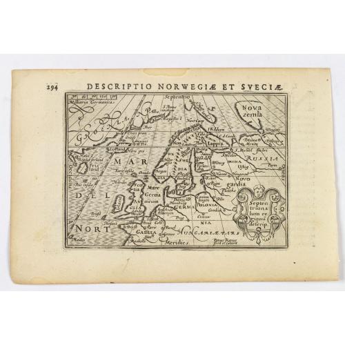 Old map image download for Description Norwegiae et Sveciae.