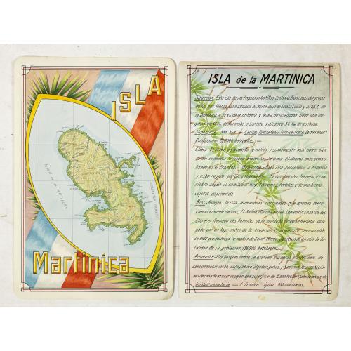 Old map image download for Isla Martinica.